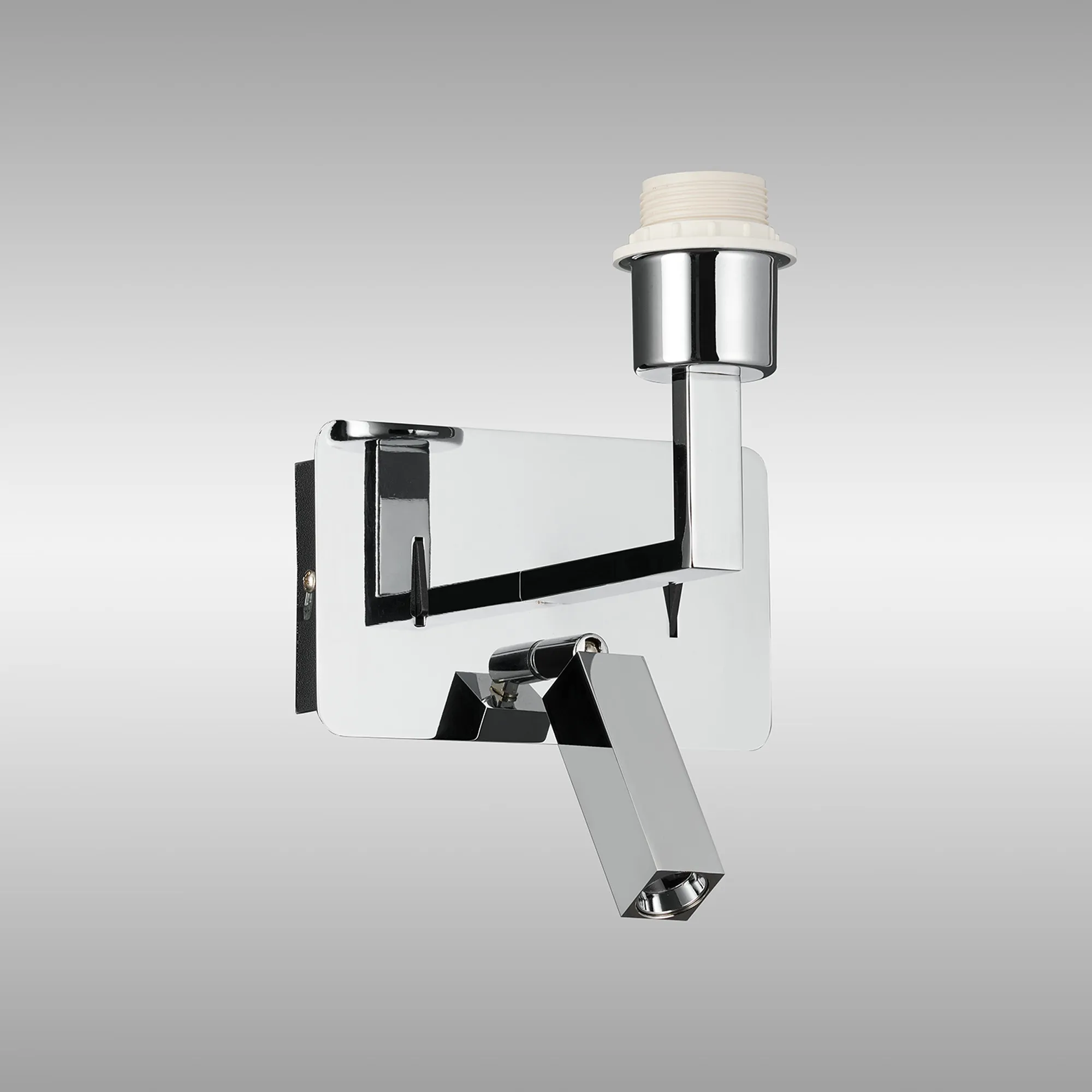 Clara Polished Chrome Wall Lights Deco Reading Lights